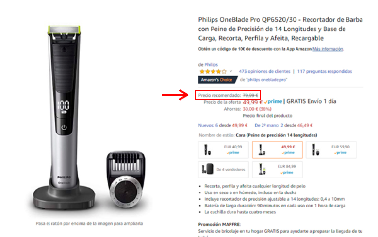 comparativa amazon