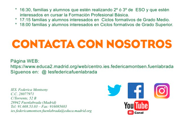 contacto ies federica montseny