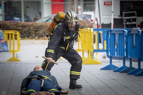 Prueba de los bomberos