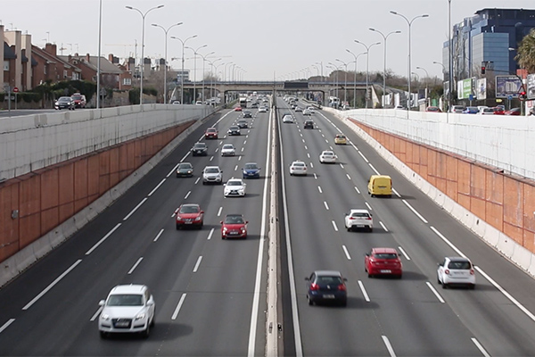 Llegada a Canillejas por la A2