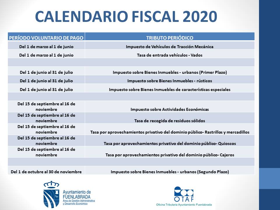 Calendario fiscal