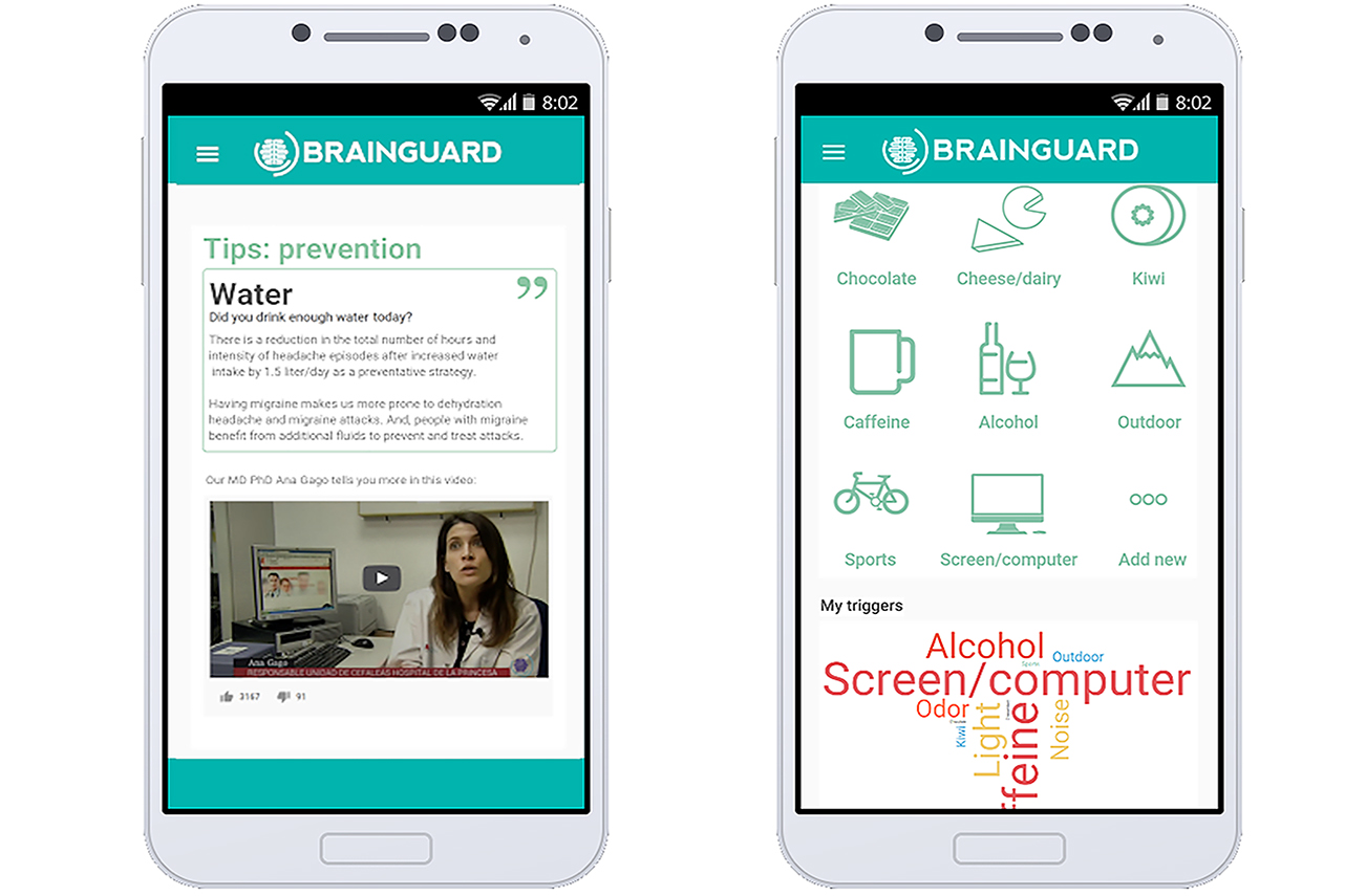 Simulación de la app Simulación de la app