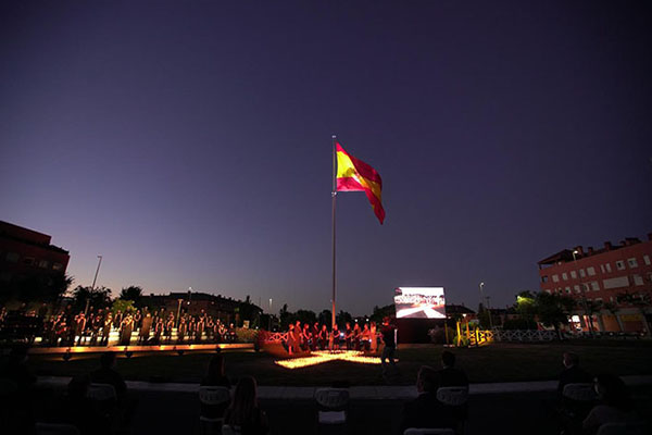 Homenaje Homenaje Las Rozas a las víctimas y agradecimiento a los héroes y voluntarios
