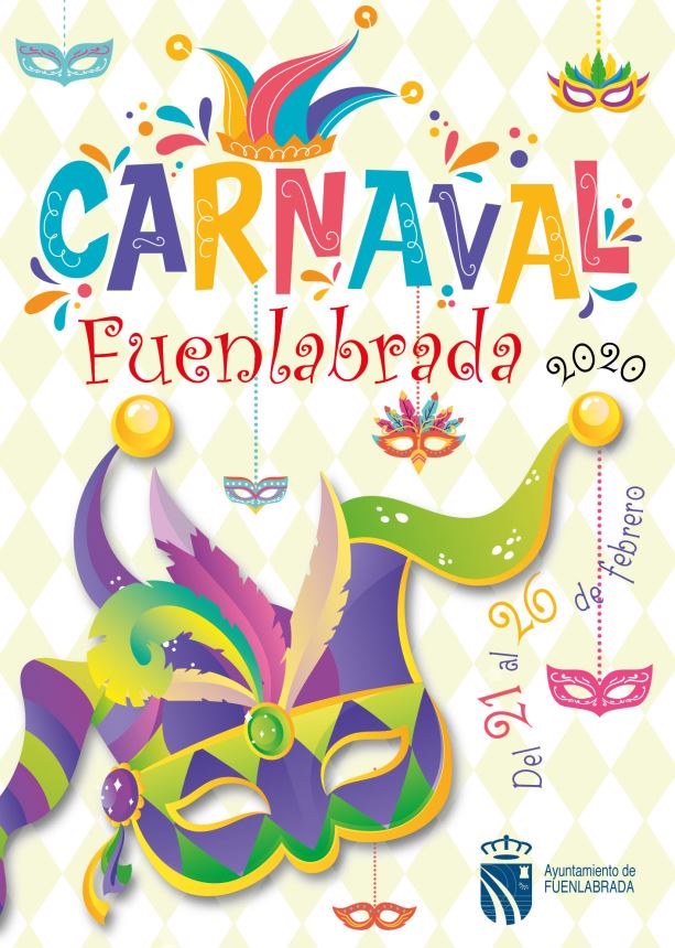 Cartel del Carnaval de Fuenlabrada 2020