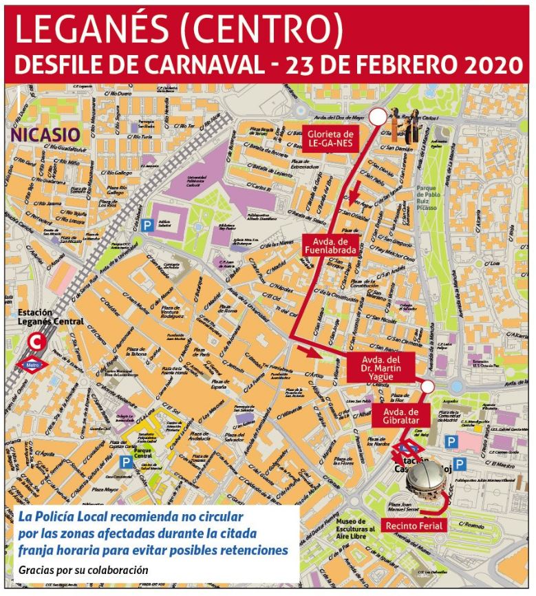 Desfile de Carnaval de Leganés 2020
