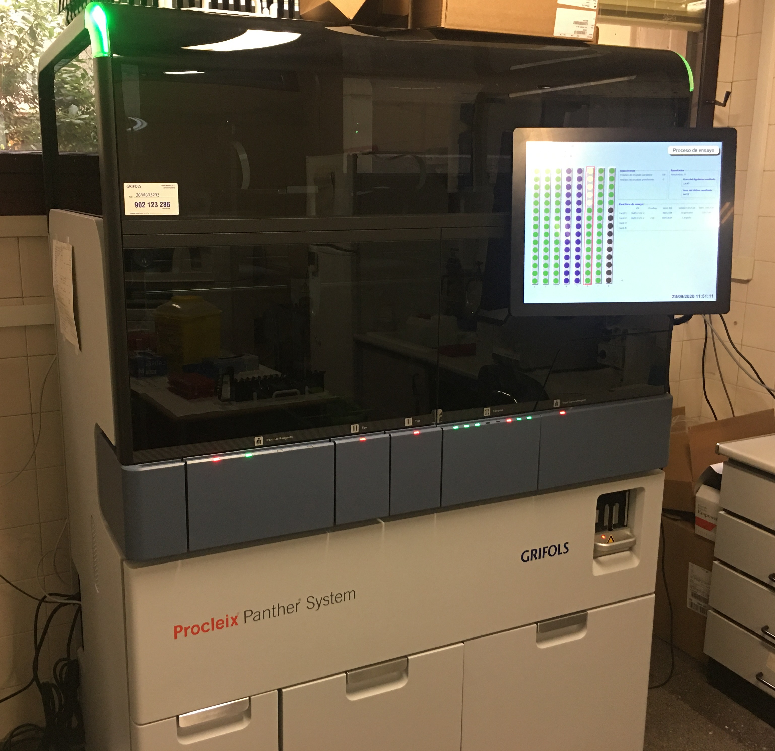 Robot Phanter covid Getafe PCR