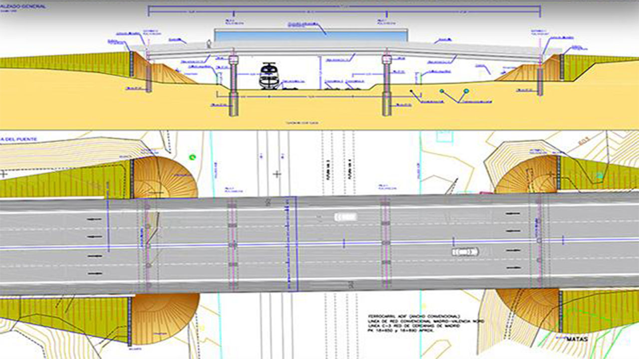 Puente que unirá La Tenería II con la M-506 Proyecto del nuevo puente
