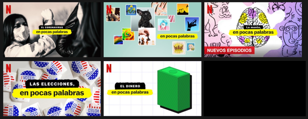 Series de 'En pocas palabras' 'En pocas palabras' series