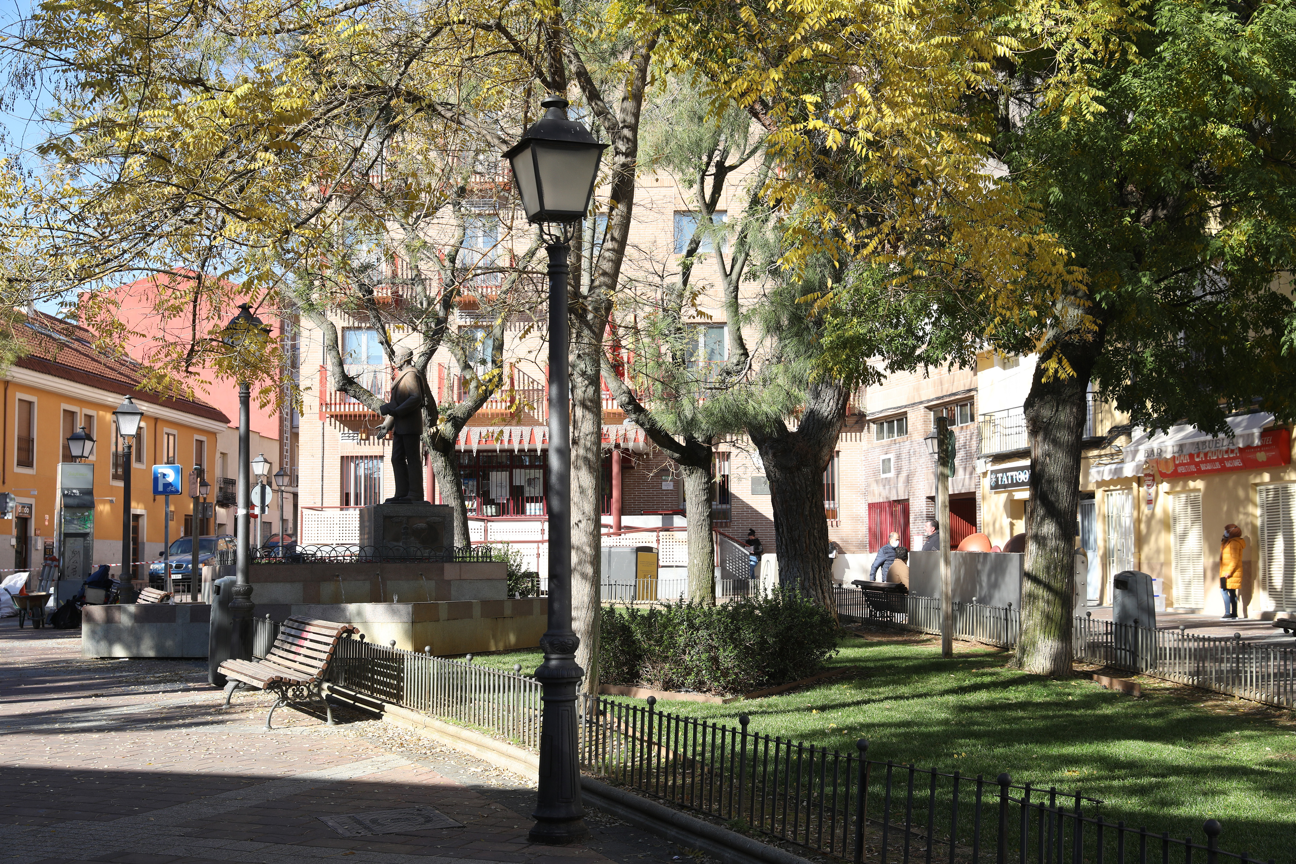 Plaza Don Antonio de Andrés en el distrito de Vicálvaro