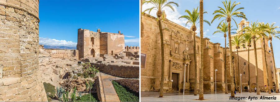 alcazabar y catedral de almeria