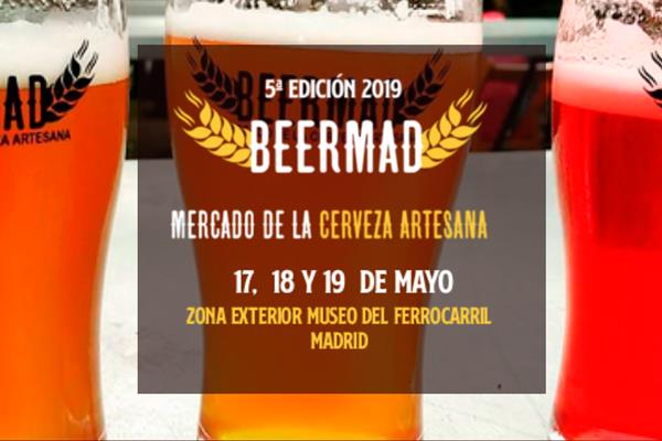 En BEERMAD podremos probar 24 cervezas madrileñas durante los días 17, 18 y 19 de mayo