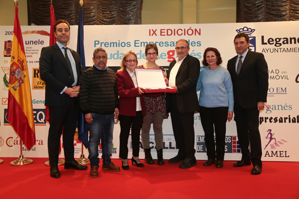 Resultado de imagen de IX Premios Empresariales Ciudad de Leganés 2019