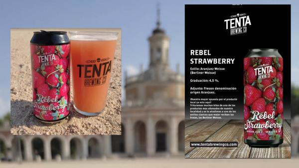 Tenta Brewing Co.® presenta la primera cerveza artesana mezclada con el producto local por excelencia de Aranjuez 