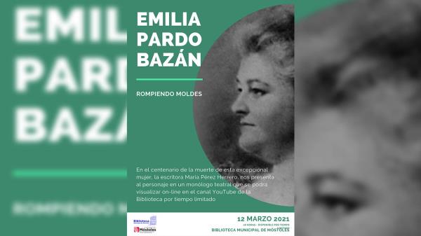 
Se interpretará el monólogo teatralizado ‘Emilia Pardo Bazán: rompiendo moldes’
